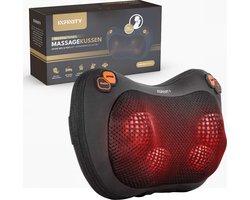 Elektrisch Shiatsu Massagekussen - Massageapparaat met Warmtefunctie - Verlicht rugpijn - Verlicht spierpijn - Pure ontspanning