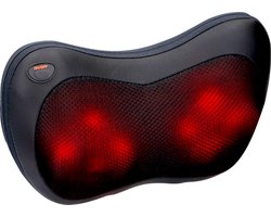 Grundig Shiatsu Massagekussen - Nekmassage Apparaat - 4 Standen - Warmtefunctie