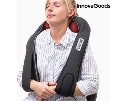 InnovaGoods Shiatsu Pro Masseur 24W Zwart Grijs