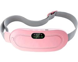 Livano Menstruatie Warmteband - Menstruatie Pijnverlichting - Menstruatie Kruik - Massageband - Massage Band - Roze