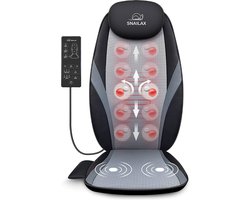 Massagekussen - met Warmtemassagestoel - Pad - Kneedende Rugmassage - voor Thuisgebruik