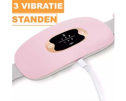 Menstruatie Warmteband - Verwarmde Menstruatieband - Verwarmingsband - Warmtekussen - 3 Warmtestanden - Roze - Pijnverlichting - Valentijn Cadeautje Voor Haar