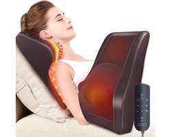 Nekmassage Apparaat – Massagekussen – Elektrische Massage Apparaat – Pijn Therapie Warme Functie – Draadloos – Voor Nek, Rug en Schouders – Geruisloos – Ontspanning