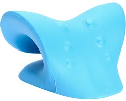 Nekstretcher - Massagekussen - Shiatsu Massagekussen - Nekmassage Apparaat - Nek Stretcher - Nekkussen - Voor Nek - Rug - Schouderklachten - Hoofdpijn - Blauw