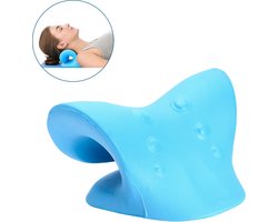 OneGoods Nekstretcher - verlichting nekpijn - massage kussen - wasbaar - nekstretcher - massage accesoires - foam