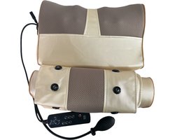 Orthopedisch Massagekussen - Slaapkussen - Massage Apparaat - Kneedmassage - Warmte - Nek - Rug - Wervels - Elektrisch - Draadloos - Shiatsu - Warmte