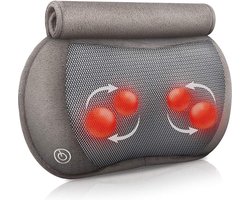 Shiatsu Massagekussen - Warmte Functie - Comfortabel Pluche Design