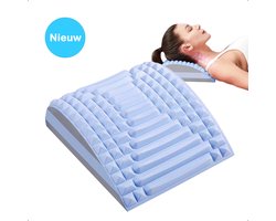 Spinepal Rugstrekker - Nekstretcher - Rugstrecther - Rugkussen - Rug En Nek - Strecther - Massageapparaat - Back - Massage - Rugmassage - Rugpijn Verlichten - Spine Pal - Voor Rug De TV - Blauw