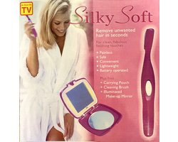 Silky Soft Hair remover, Haar verwijderen, Trimmer, Gezichtsontharing As seen on TV