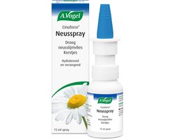 A.Vogel Cinuforce droog neusslijmvlies neusspray - Bij droog neusslijmvlies, korstjes. Hydraterend en verzorgend. - 15 ml