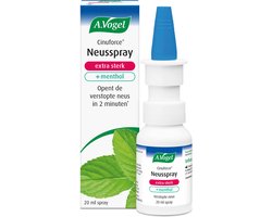 A.Vogel Cinuforce extra sterk neusspray - Bij neusverkoudheid en een verstopte neus. Opent de verstopte neus in 2 minuten* - 20 ml