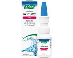 A.Vogel Cinuforce sterk neusspray - Bij neusverkoudheid en een verstopte neus. Opent de verstopte neus in 2 minuten* - 20 ml