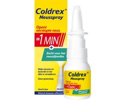 Coldrex - Neusspray - opent verstopte neus in 1 minuut - neusspray bij neusverkoudheid - 20 ml