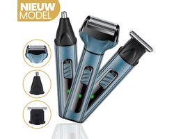 3 in 1 Neustrimmer Ultimate - All In One Wenkbrauw en Oorhaar trimmer - Neushaartrimmer voor mannen - Incl e-book