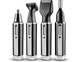 AyeWay 4 in 1 Trimmer - Draadloos - Neustrimmer - Baardtrimmer - Mannen & Vrouwen