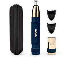 BaByliss Super-X Metal Series Neus-, Oor- en Wenkbrauwtrimmer E112E - Special Edition - Neushaartrimmer, wenkbrauwtrimmer - incl. 2 opzetkammen