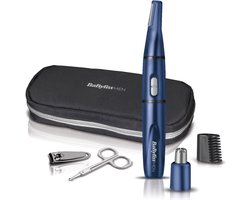 BaBylissMEN 5 in 1 Mini Grooming Kit 7058PE - Wenkbrauw trimmer & Neustrimmer