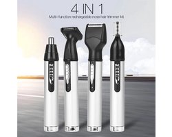 Kemei kit - Neushaar - Oorhaar - Wenkbrauw en Baard Trimmer - 4 in 1 Trimmerset