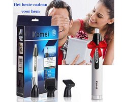 Kemei professional Personal Care 3 in 1 Trimmer – Professioneel  Neustrimmer – Baardtrimmer – Contouren mes -  Neushaar – Barbiersmes – Oplaadbaar – Effileermes – Wenkbrauwkam – wenkbrauw mesje – Baard – Neushaar