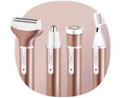 Ladyshave - 4-in-1 - Ladyshave voor Vrouwen - Draadloos - Trimmer Vrouw