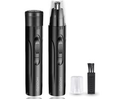 Modito 2-in-1 Neustrimmer Premium - Baard en Oorhaar trimmer - Neushaartrimmer voor mannen en vrouwen - Usb Oplaadbaar