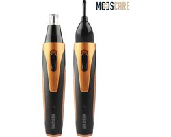 MOOSCARE 2 in 1 Neustrimmer voor Mannen & Vrouwen - Wenkbrauw Trimmer - Oplaadbaar Scheerapparaat - Neushaartrimmer – Baardtrimmer – 2 in 1