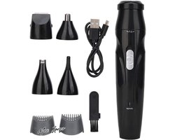 Mrs. Jones 5-In-1 Elektrische Mannen Scheerapparaat Neus Tondeuse Wenkbrauw Trimmer Oor en Neus Haar Trimmer Clipper voor trim neus haar .