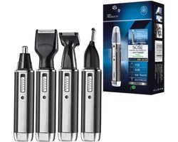 Ned products 4 in 1 Neustrimmer - Baardtrimmer - Oortrimmer - Wenkbrauw Trimmer - Trimmer - Baard - Neus Trimmer - Oplaadbaar - Mannen - Pro versie