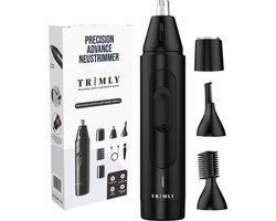 Neustrimmer 4-in-1 Advance oplaadbaar - Neushaartrimmer voor mannen en vrouwen - Wenkbrauw trimmer- Baard trimmer