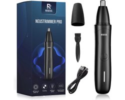 Risess® Neustrimmer Pro - Wenkbrauw en Oorhaar trimmer - Neustrimmer - Usb Oplaadbaar - Neushaartrimmer voor mannen - Multifunctioneel - Waterdicht