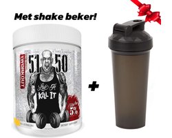 5% Nutrition Rich Piana 5150 Pre-Workout - Tropical Rage Pre Workout - Met Shake Beker - 375 gram (30 doseringen)