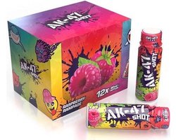 AK-47 Shots 12x 80ml Raspberry Rampage