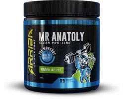 Arriba Nutrition - Mr. Anatoly - Pre Workout pro - Smaak: Green apple / Groene appel - 300 gram - 25 shakes/servings