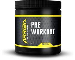 Arriba Nutrition - Pre Workout - Smaak: Strawberry/Aardbei - 300 gram - 30 shakes