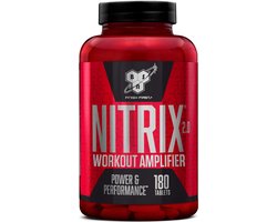 BSN Nitrix 2.0 Pre Workout - Pre-workout met Creatine - Zonder Cafeïne - Veganistisch - 180 Tabletten