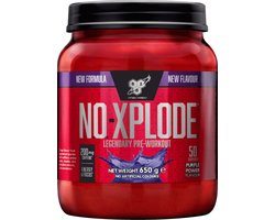 BSN N.O.-Xplode 3.0 Pre Workout - Pre-Workout – Purple Power – 50 doseringen (650 gram)