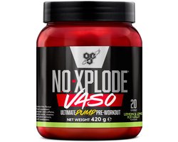 BSN N.O.-Xplode Vaso Pre Workout - Pump Pre-Workout - Lemon & Lime - 20 servings (420 gram)