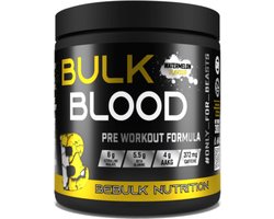 Bulk Blood 300g Pre-Workout Pump, Watermelon, 6g Citrulline, 6g Beta-alanine, 4g AAKG, 400mg caffeine