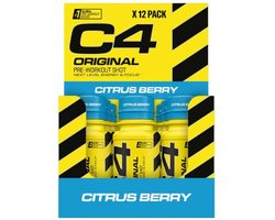 C4 Energy Shot 12x 60ml Citrus Berry