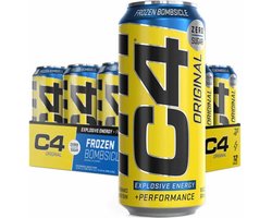 C4 Original Carbonated - Pre Workout - Ready-to-Drink - 12 stuks (6000 ml) - Frozen Bombsicle