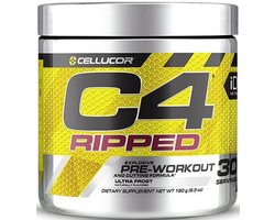 Cellucor C4 Ripped Pre-Workout - 30 Doseringen - Icy Blue Razz