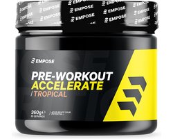 Empose Nutrition Pre-Workout - 280mg Caffeine - 360 gr - Tropical