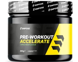 Empose Nutrition Pre-Workout - Cafeïne 280mg - 360 gr - Apple Pear