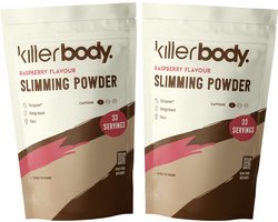 Killerbody Slimming Powder Voordeelpakket - Raspberry & Raspberry - 2x 200 gr