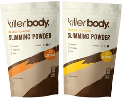 Killerbody Slimming Powder Voordeelpakket - Tropical & Orange - 2x 200 gr