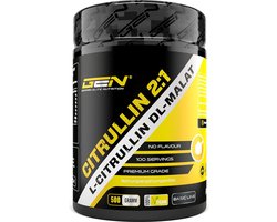 L-Citrulline Poeder - 500 g - L-Citrulline DL-Malaat 2:1 - Optimale Oplosbaarheid - Veganistisch - Van Plantaardige Fermentatie - Premium Citruline Malaat Aminozuur