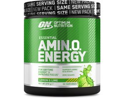 Optimum Nutrition Essential Amino Energy - Lemon Lime - Pre Workout - BCAA & EAA Aminozuren - 270 gram (30 doseringen)