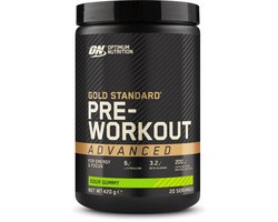 Optimum Nutrition Gold Standard Pre-Workout Advanced - Pre Workout - Sour Gummy - 420 gram (20 doseringen)