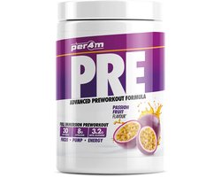 Per4m - Pre Workout Stim - 570g - Passionfruit - pre-workout - preworkout - sportvoeding - fitness - krachttraining