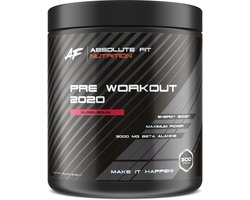 Pre Workout 2020 - Bubblegum - 30 servings - Pre-Workout - L-Citrulline - Beta-Alanine - Taurine - Caffeine - Energy Drink Sport Supplement - Poeder